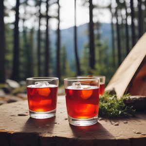 Negroni Campfire Cocktail Drink