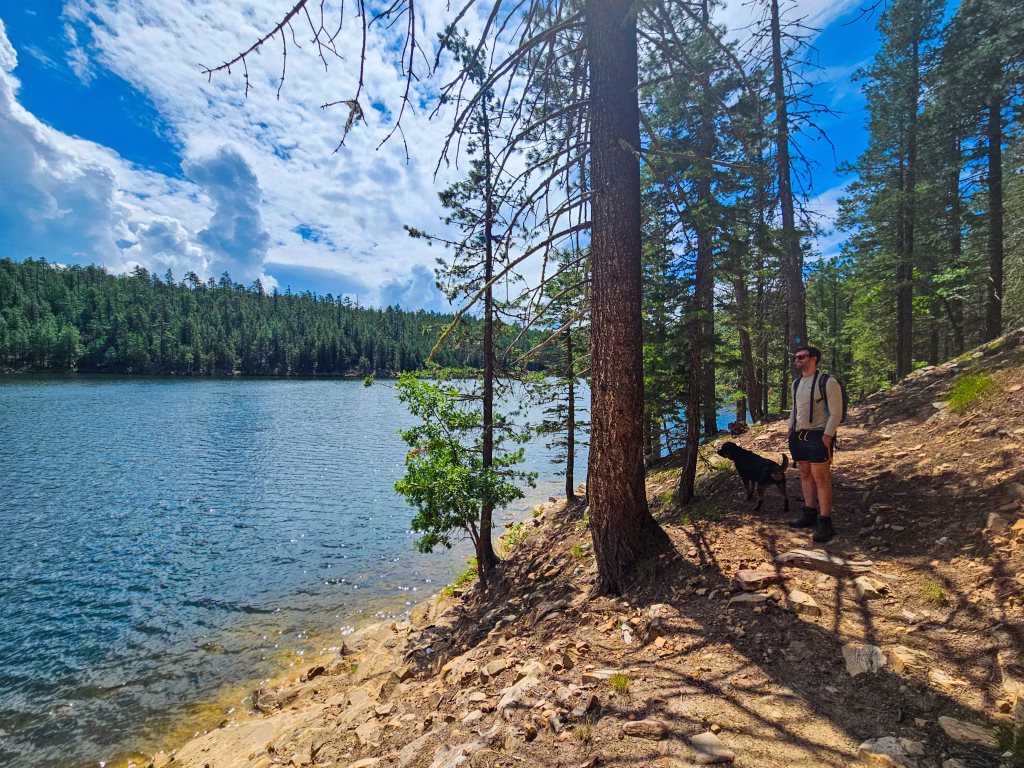 Beautiful Bear Canyon Lake Hike with Dog