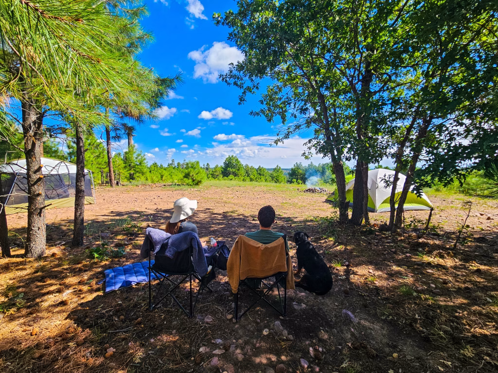Mogollon Rim Camping Site Beautiful View